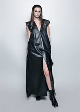 Load image into Gallery viewer, Article X Leather V Maxi Dress
