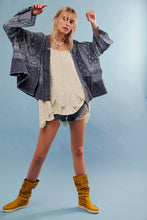 Load image into Gallery viewer, Free People Bandana Dreams Bed Jacket
