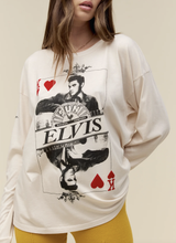 Load image into Gallery viewer, Daydreamer Sun Records X Elvis King Of Hearts Long Sleeve
