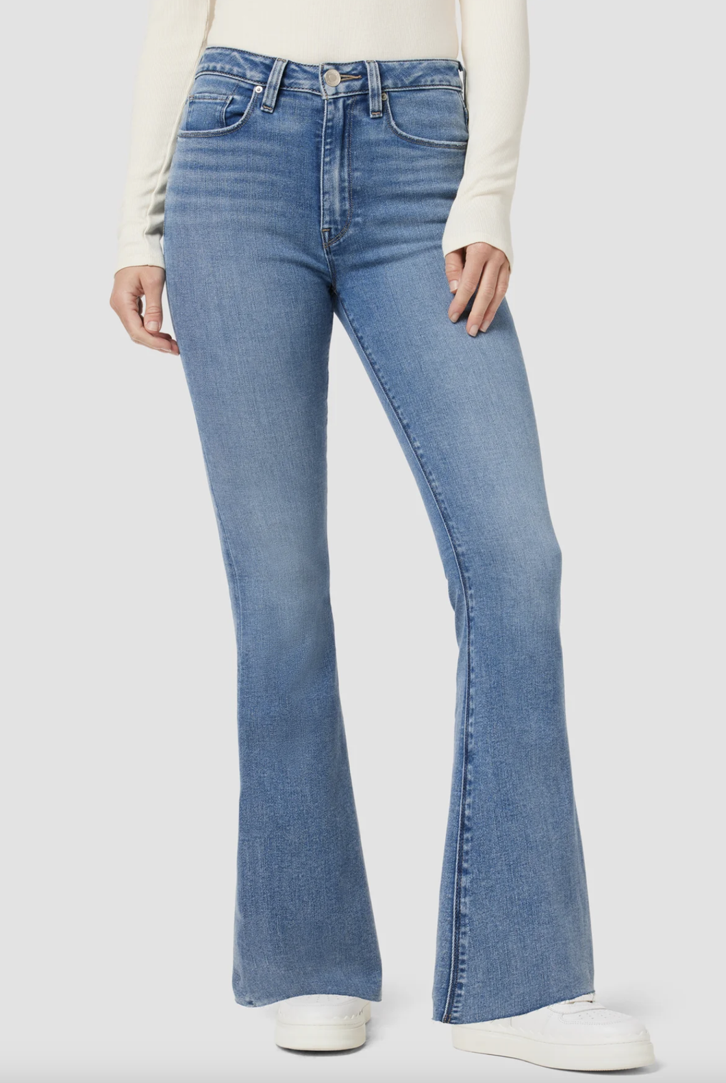 Hudson Holly High-Rise Flare Barefoot Jean