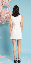 Load image into Gallery viewer, SisterJane Heartlines jacq pearled ivory bow dress
